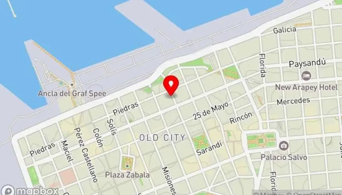 mapa de Dalbertt Cafetería en Montevideo