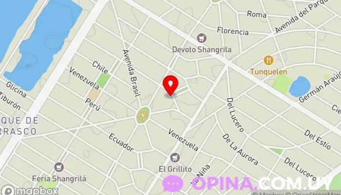 mapa de Daniela Rodas Scampini Psicoterapeuta, Psicólogo en Ciudad de la Costa