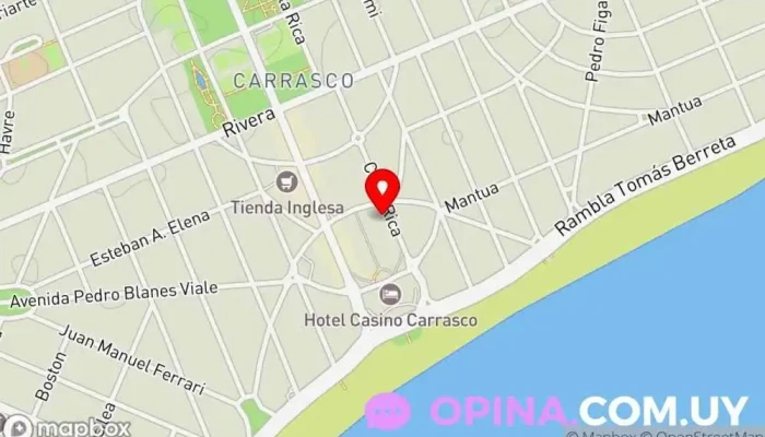 mapa de DANSIT Sucursal Carrasco Academia de baile en Montevideo