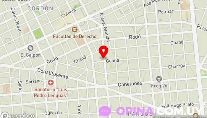 mapa de Daplibros Librería en Montevideo