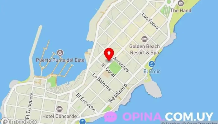 mapa de DaVinci Papelería en Punta del Este