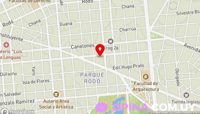 mapa de De Los Talleres Papelería en Montevideo