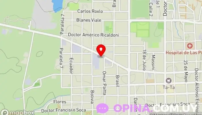 mapa de De Raiz Floricultura Vivero en Las Piedras