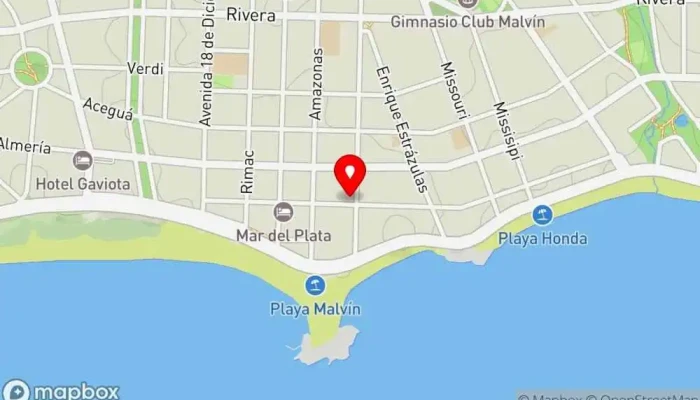 mapa de Decano Pizzería en Montevideo