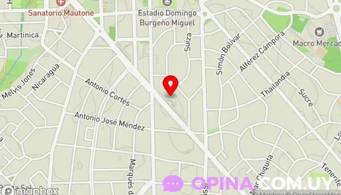 mapa de Del Puerto Inmobiliaria Agencia inmobiliaria en Maldonado