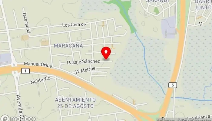 mapa de DELEYTE DE LA FRONTERA Bar restaurante en Montevideo