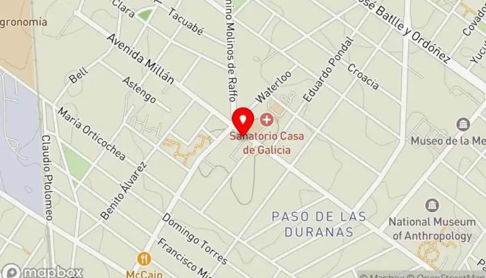 mapa de Delicious Restaurante en Montevideo