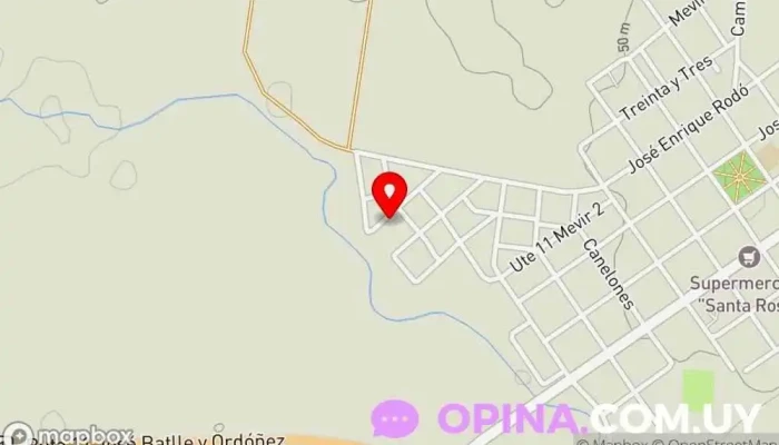 mapa de Dental Santa Rosa. Canelones Dentista en Santa Rosa