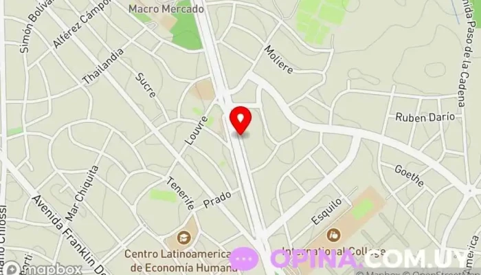 mapa de Dermatología Dra. Carina Pugliese - Dra. Abril Rusch Médico, Dermatólogo en Punta del Este