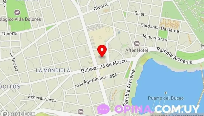 mapa de Descontalo Consultora financiera en Montevideo