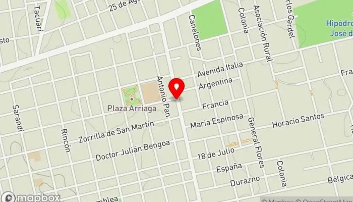 mapa de Despega2 Restaurante en San José de Mayo