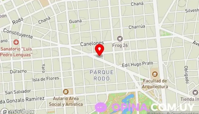 mapa de Diómedes Libros Librería en Montevideo