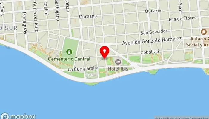 mapa de Disco Barrios Amorín Supermercado en Montevideo