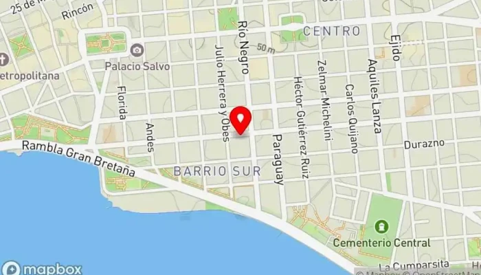 mapa de Disco Supermercado en Montevideo