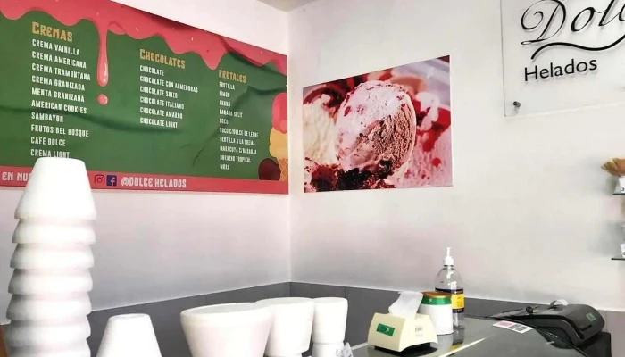 Dolce Helados:  Menu