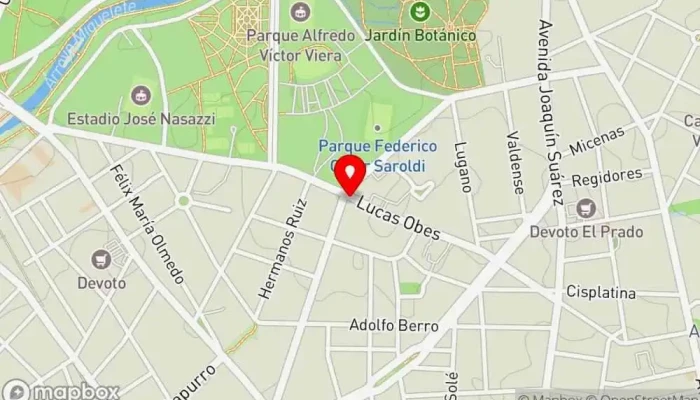 mapa de Don Andrés Restaurante en Montevideo