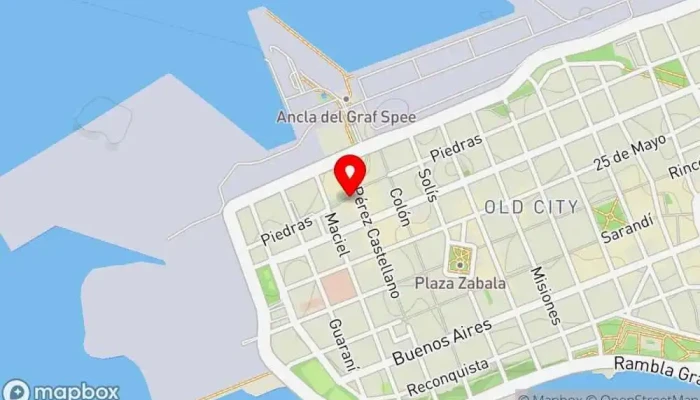 mapa de Don Hotel Hotel en Montevideo