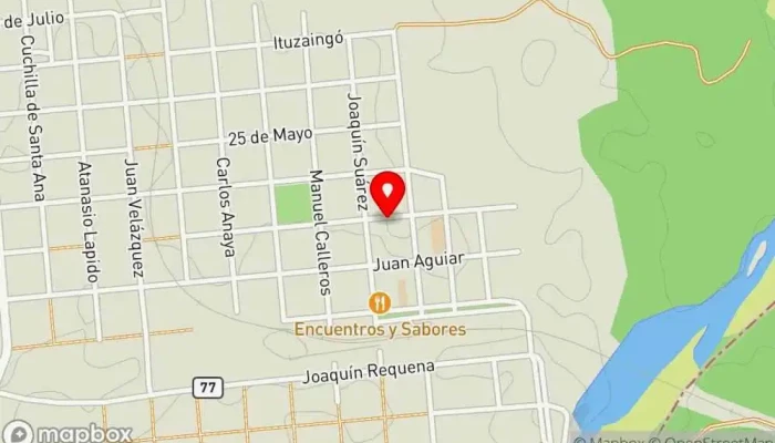 mapa de Don Juan Restaurante en 25 de Agosto