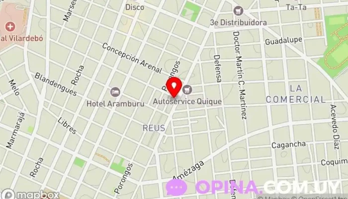 mapa de DON MATEO Papelería Mayorista Papelería, Mayorista en Montevideo