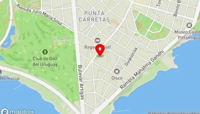 mapa de Don Peperone Restaurante en Montevideo