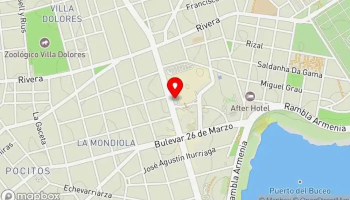 mapa de Don Peperone Restaurante en Montevideo