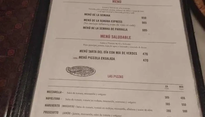 Don Peperone:  Menu