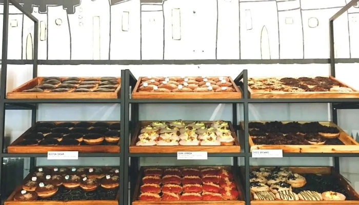 Donut City:  Ambiente - Tienda de donuts