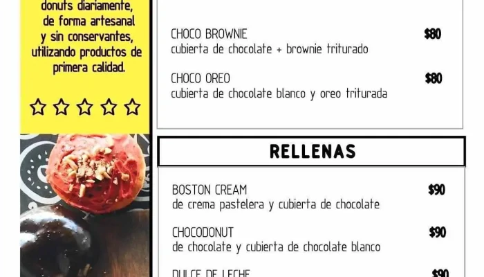 Donut City:  Menu - Tienda de donuts