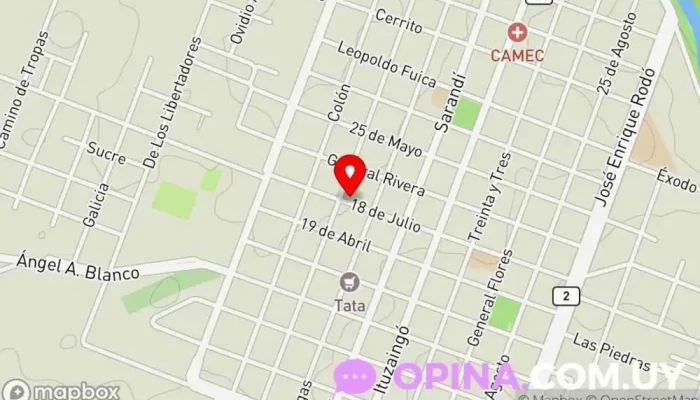 mapa de Dr Alvaro Fregeiro Clínica dental en Rosario