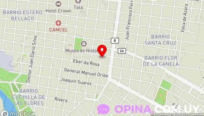 mapa de Dúo Centro de Belleza Centro de estética en Melo