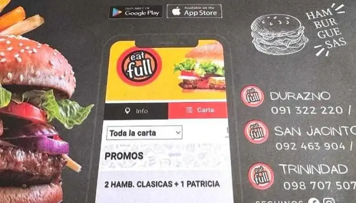 Eat Full San Jacinto Menu - Hamburguesería