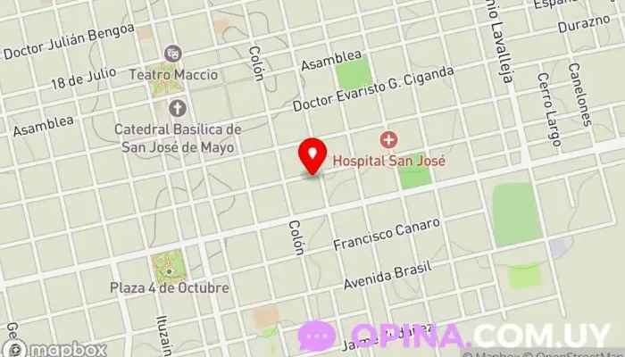 mapa de Edificio ARAZÁ Urbanización en San José de Mayo