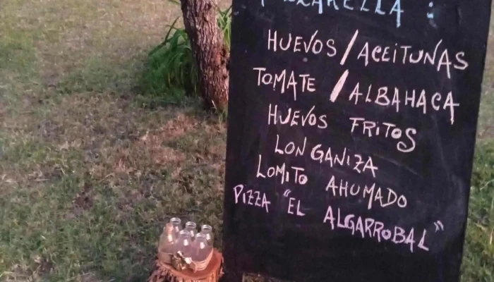 El Algarrobal:  Menu - Restaurante