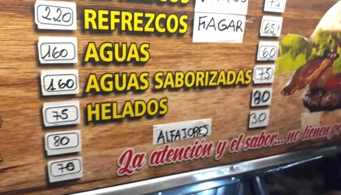 El Barcia:  Menu - Restaurante de comida rápida