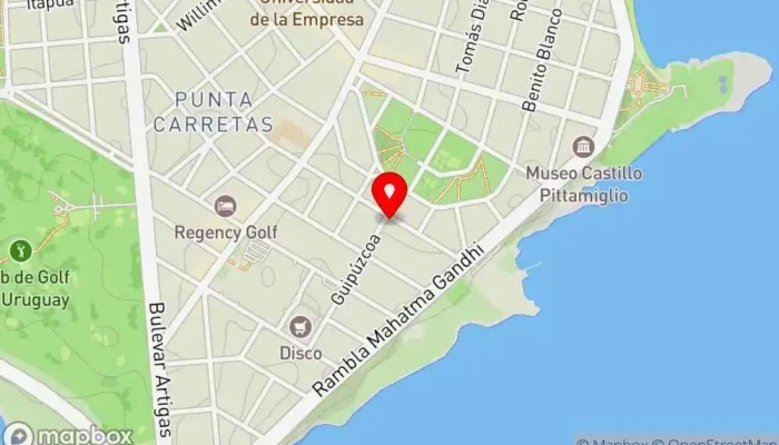 mapa de El Berretín Restaurante en Montevideo