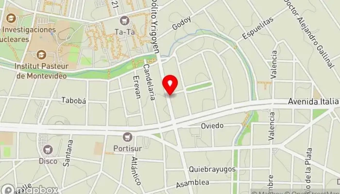 mapa de El Bolichito Bar en Montevideo