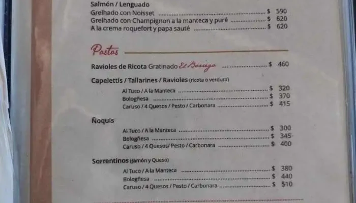 El Borrego Restaurante:  Menu - Restaurante de comida rápida