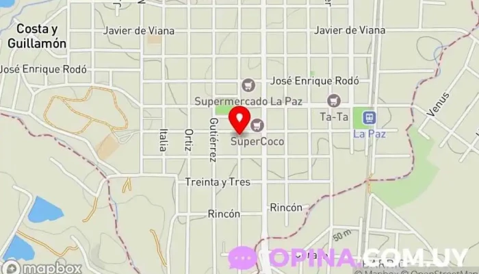 mapa de El buen sabor Administrador de la propiedad en La Paz