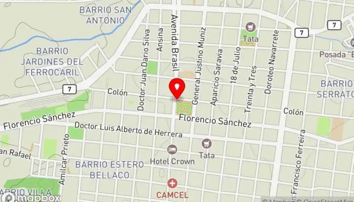 mapa de EL CARRITO Restaurante de comida rápida en Melo