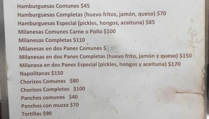 El Ceibo:  Menu - Comida a domicilio