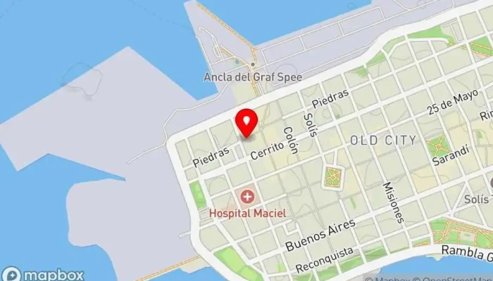 mapa de El Chipirón Marisquería, Restaurante en Montevideo