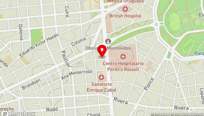 mapa de El Encuentro Bar en Montevideo