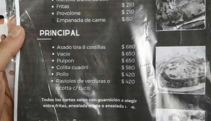 El Fogon Carolino Menu