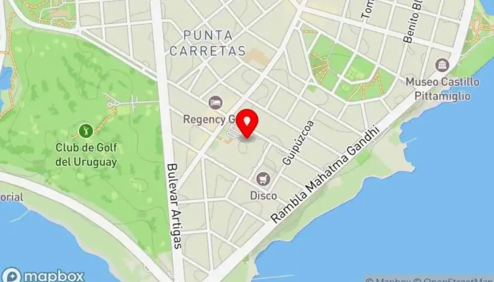 mapa de El Fogón Parrilla, Restaurante en Montevideo