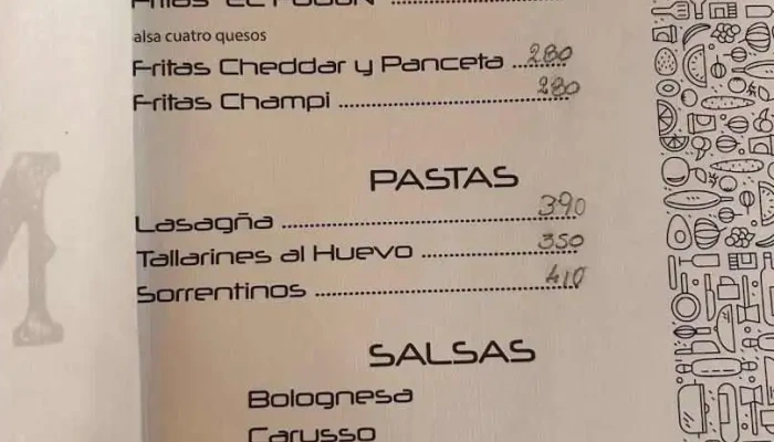 El Fogon Parrilla Y Restaurant Menu