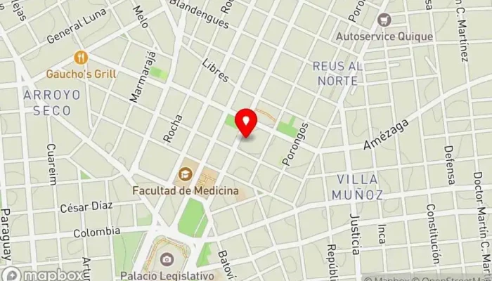 mapa de El Horno De Juan Pizzería en Montevideo