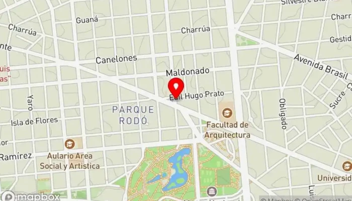 mapa de El Living Bar Bar en Montevideo