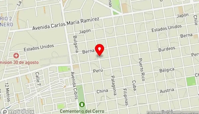 mapa de el mesón Restaurante en Montevideo