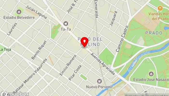 mapa de El molino Tienda de alimentos naturales, Tienda de alimentos orgánicos en Montevideo