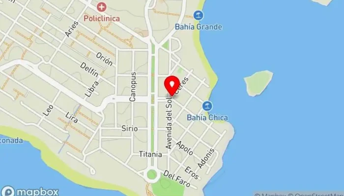 mapa de El NUEVO SARGO RESTAURANTE PIZZERIA Y CHIVITERIA Restaurante en La Paloma